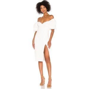 Revolve x Song of Style Dress - Rosalie Midi in White
